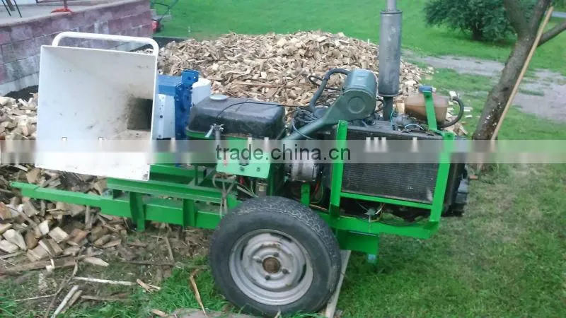 PTO QMJ16 Rotary Firewood Machine wood chipper