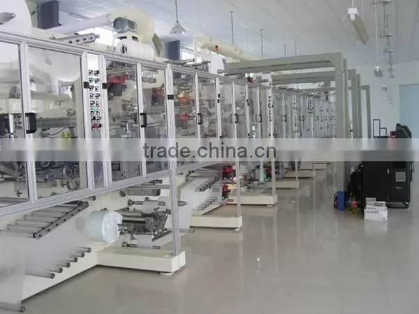 full servo maternal under pad machine 2014 new product made in China export to Canada Pakistan Malaysia Nigeria Iran