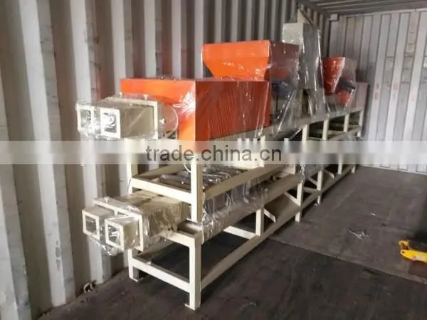 Best selling good quality wood sawdust block making machine/wood pallet block extruding machine/wood block machine