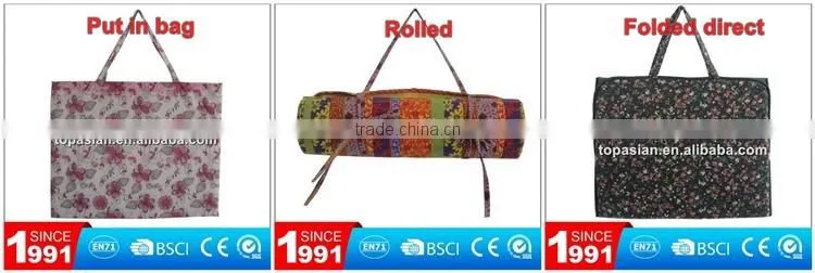 Foldable & Rolling sandless foam beach camping mat