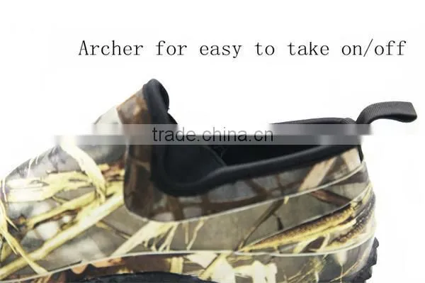 2014 New Designed Men Camo Neoprene Archer Hunting Boots
