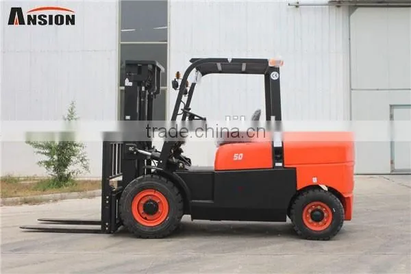 ANSION brand new 600mm load center diesel 5 ton forklift price