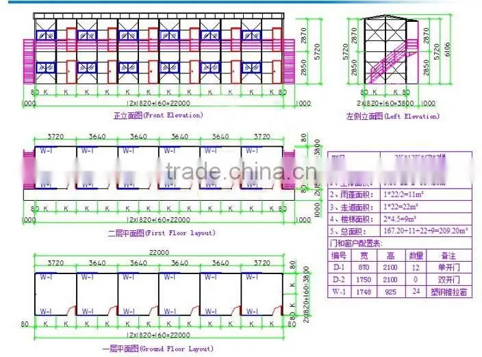new design prefabricated sandwich panel house with high quality