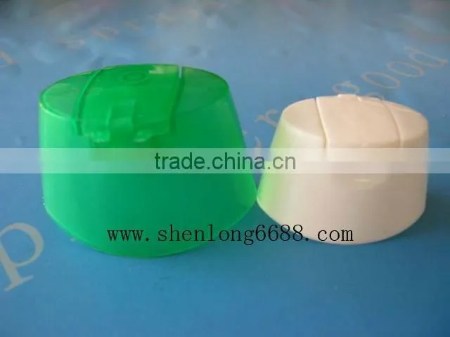 Plastic mushroom flip top bottle cap
