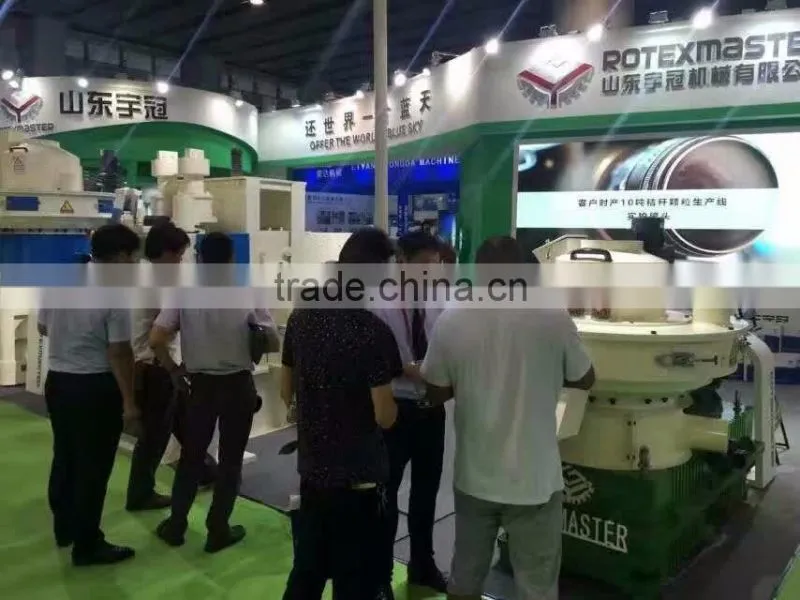 Rubber wood sawdust pellet production line , used wood pellet production line