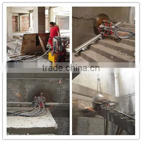 BS-600TM concrete wall saw , wall saw cutting concrete,rock cutting wall saw machine