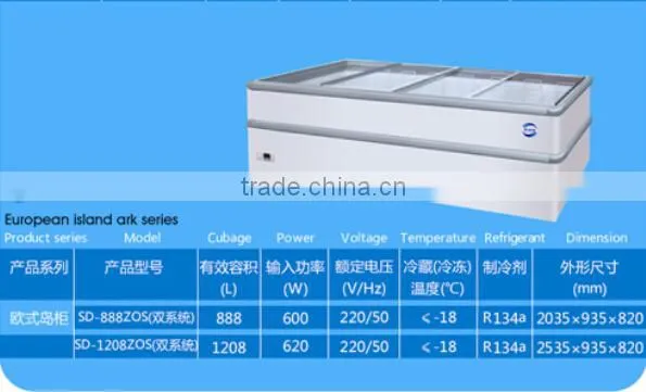 SD-1208ZOS fresh meat freezer freezer cold room for fish and meat meat freezer room