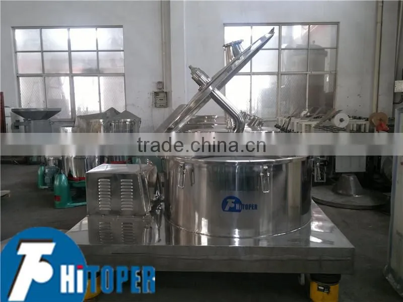 Three-foot intermittent operation manual bottom discharge centrifuge for sale