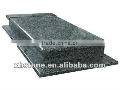 Southeast traditional style black polished monument
