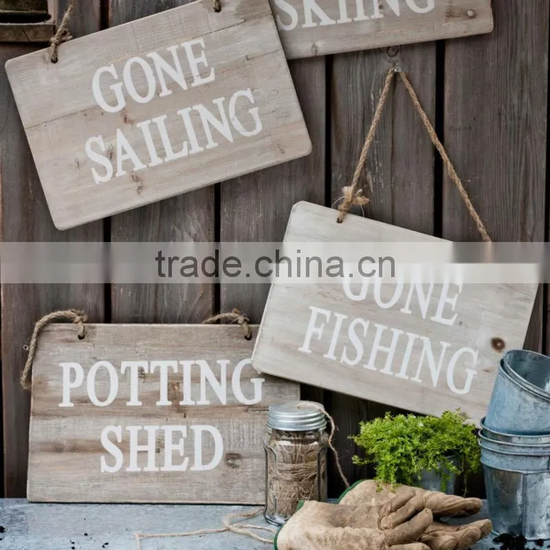 Personalized Wooden Sign UV printing on wood Wooden Hanging for Home Decoration Digital printing Out Door Advertising Sign