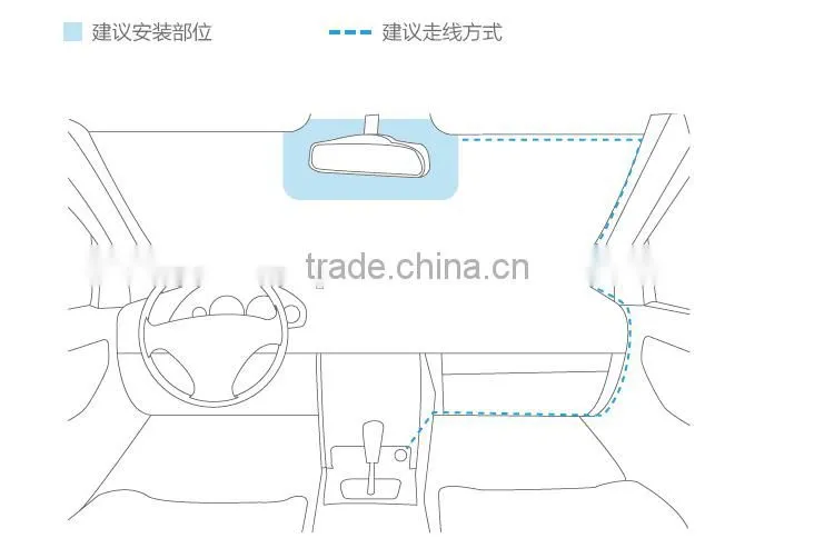 New Arrive Intelligence Automobile data recorder 1080P HD Wide Angle Night Vision Wireless Car Corder