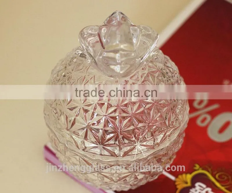 Hand Press pineapple glass jar