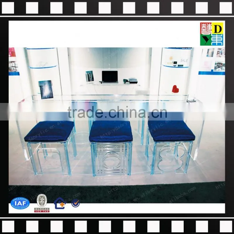 Elegant lucite bar stool, acrylic bar stool high chair from shenzhen yidong