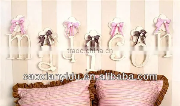 DIY Wall Decor Colorful Letter Wooden Alphabet Letters 0-9 Numbers Large Wooden Numbers