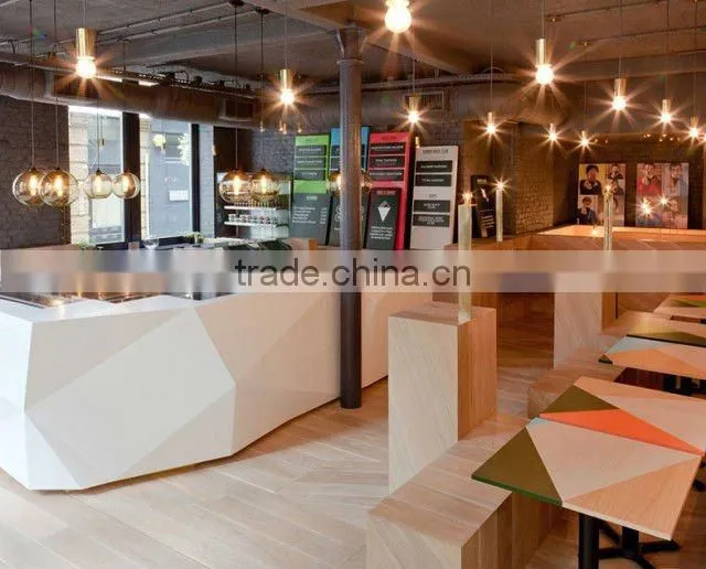 New design food kiosk/cafe kiosk counter for malls