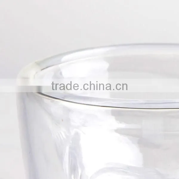 3oz borosillicate double wall tumbler skull shot glass