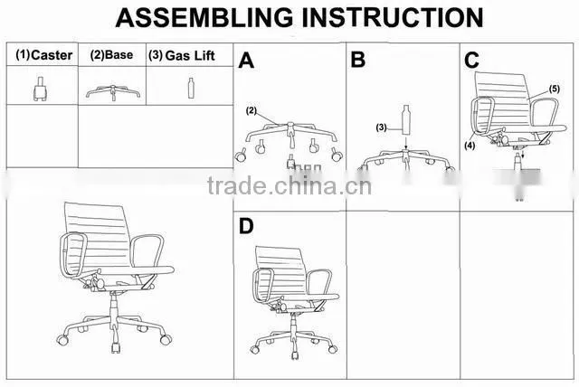 Model metal fram chair 3402B