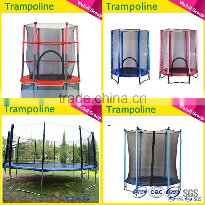 OEM Children trampoline with safety net
