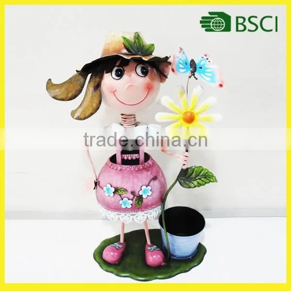 Hot selling frog with motor planter for outdoor decoration