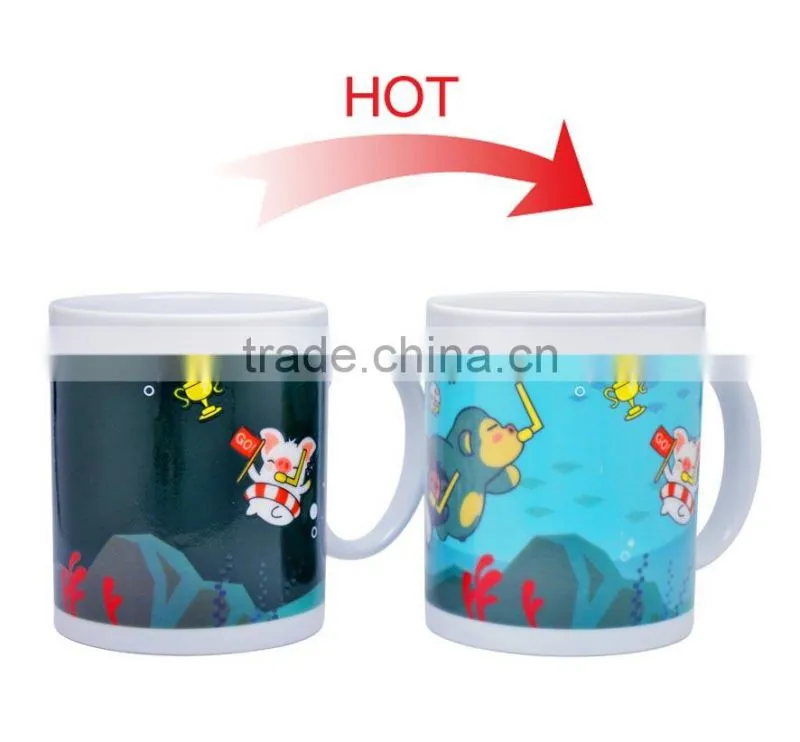 SGS Authentication Factory! Corporate Gifts! Hot Sensitive Ceramic Magic Mug