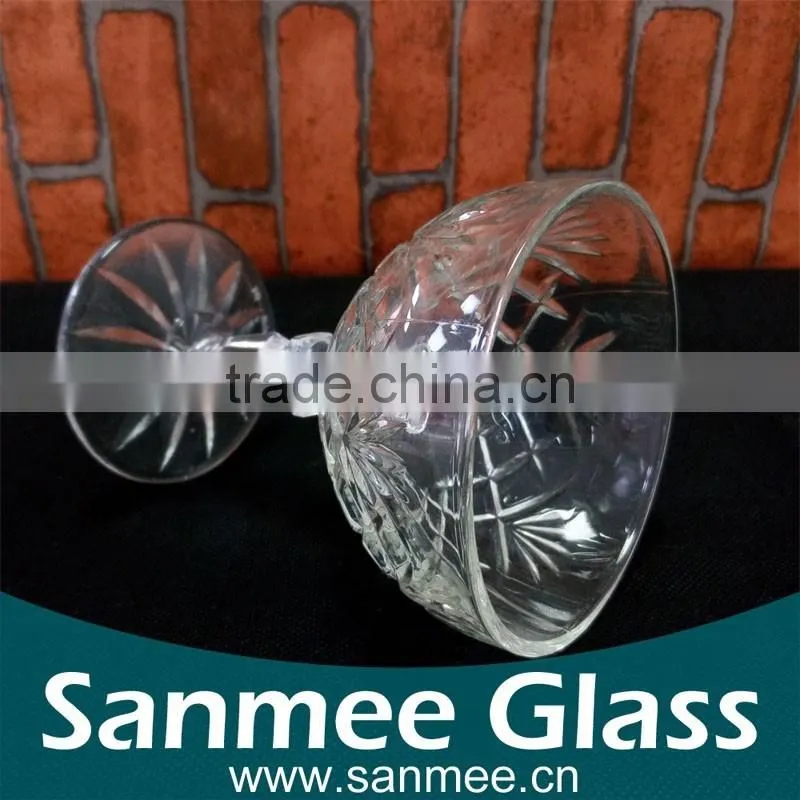 China Manufacture Wholesale Wine Black Glass Goblet