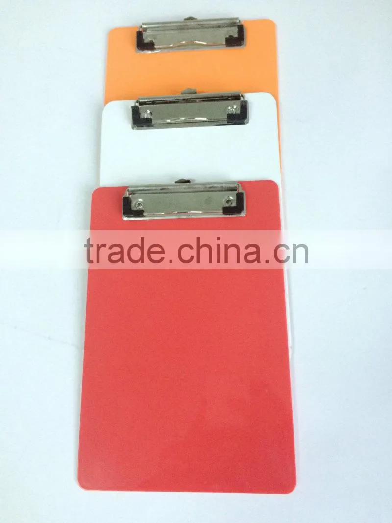 A5 PS red smooth school clipboard