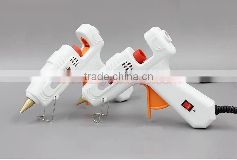 Hot melt Glue Gun, glue stick, adjustable tempreture, with turn on/off 10w-100w