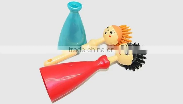 Wholesale hot selling hand tools plastic dish and pot cleaning brush