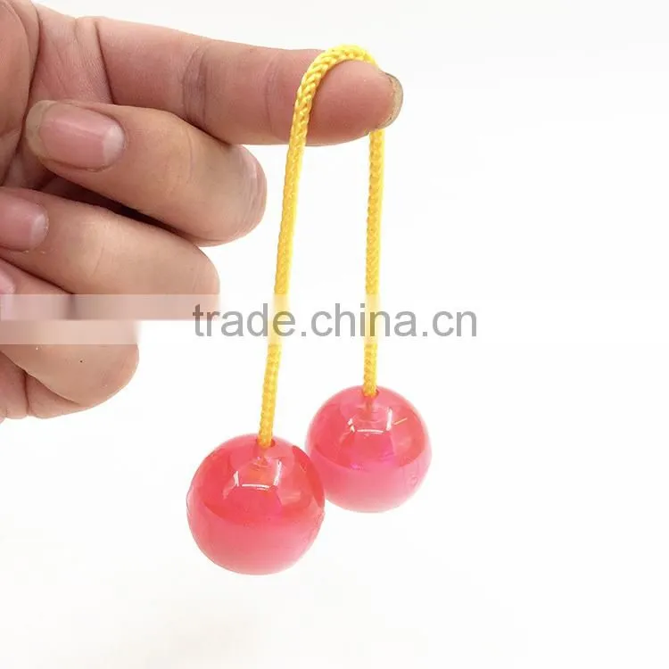 2017 hot LED Colorful Luminous stretch Finger Yo-Yo plastic toys