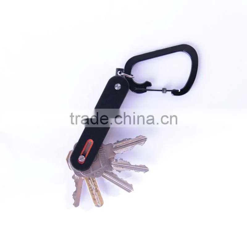 Key Holder Organizer Clip Folder Men Aluminum Keychain