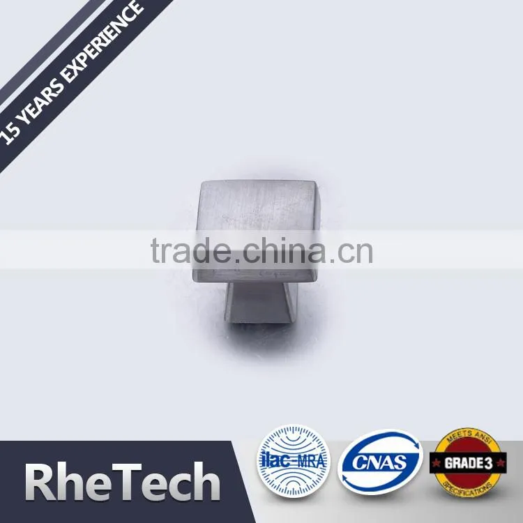 Brush nickel square knob for furnitures drawer