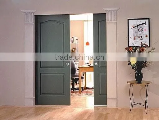 2016 Hot Sale Carbon Steel wooden sliding door roller track guide and door stop for wooden sliding door