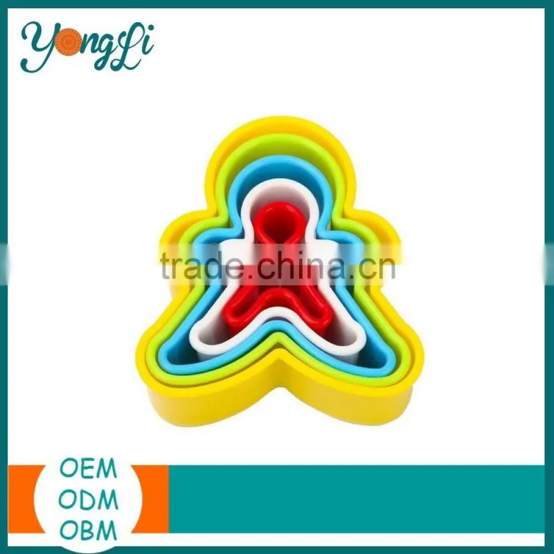 New Products Food Grade Kid Mini Plastic Round Cake Cutters