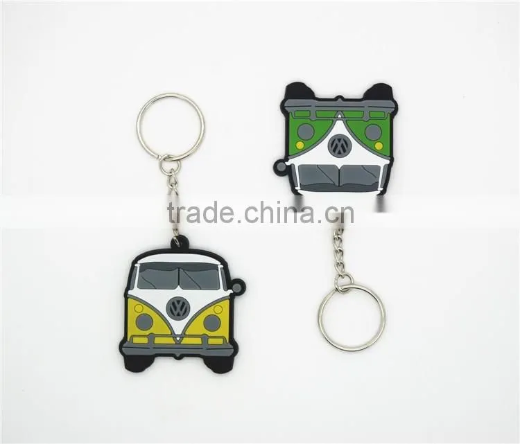 2016 Factory price custom rubber pvc keychain in China
