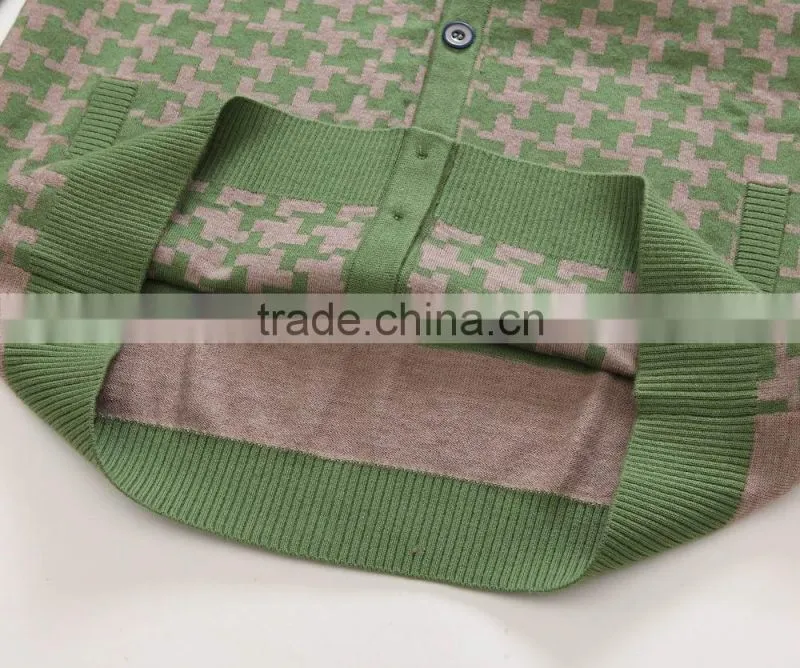 Latest sweater designs knitted sweater men cardigan