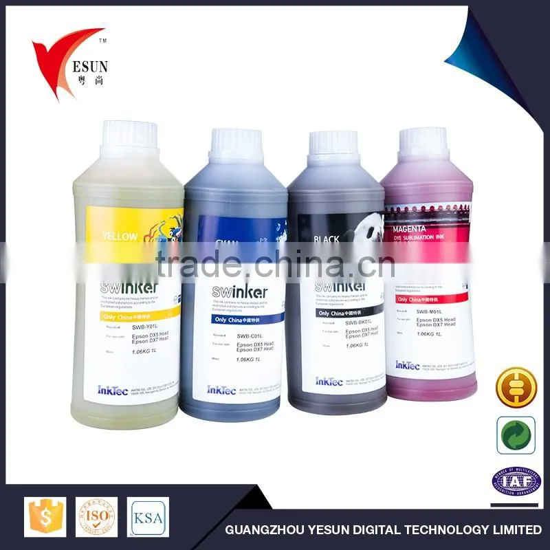 Customized best selling temperature sensitive ink dye transfer printing ink