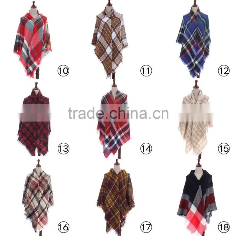 Wholesale Fashionable Tartan Plaid Scarf