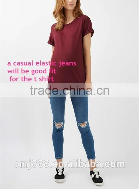 Wholesale plain pregnant women t shirt maternity clothes