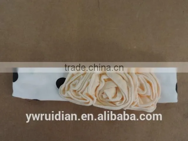 baby girl elastic fabric headband kids braid cross dot hairband flower knot solid craft children boutique headband
