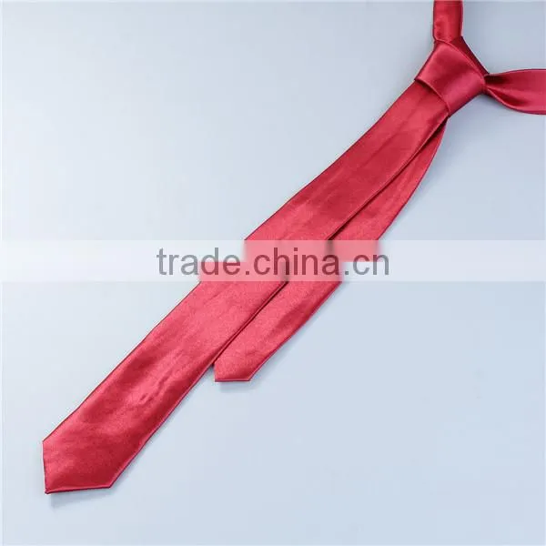 Polyester Necktie Purplish Red Manufacturers Tie