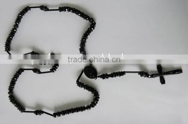 cheap cross pendants beads necklace
