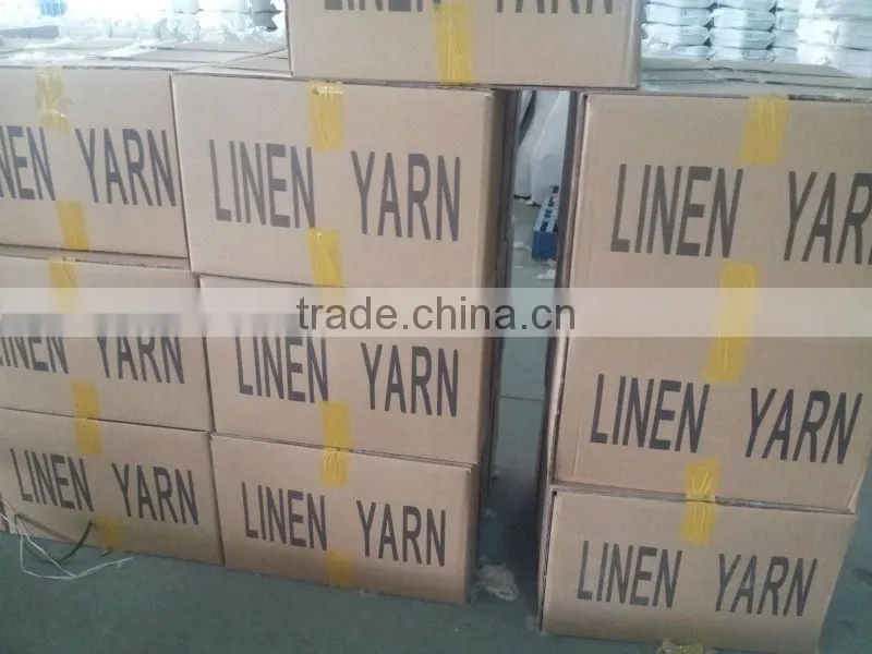 Linen Yarn, Flax Yarn semi-bleached, raw, long fiber, short fiber