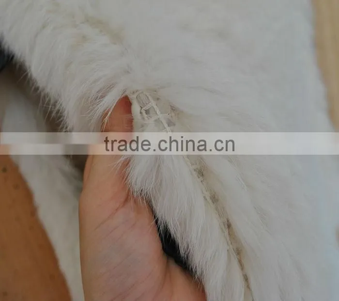 YR505 Wholesale Factory Genuine Rabbit Fur Material Top Quality Fur Vest