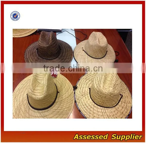 YXH8/ Custom high quality straw hat outdoor surf straw hat wholeasle