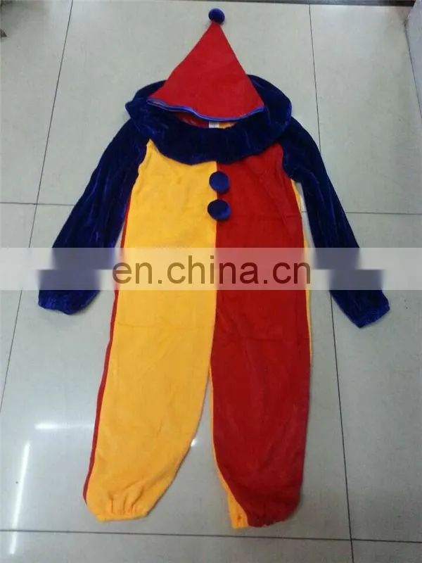 TZ8140-3 Colorful Carnival Clown Costume , Carnival Costume