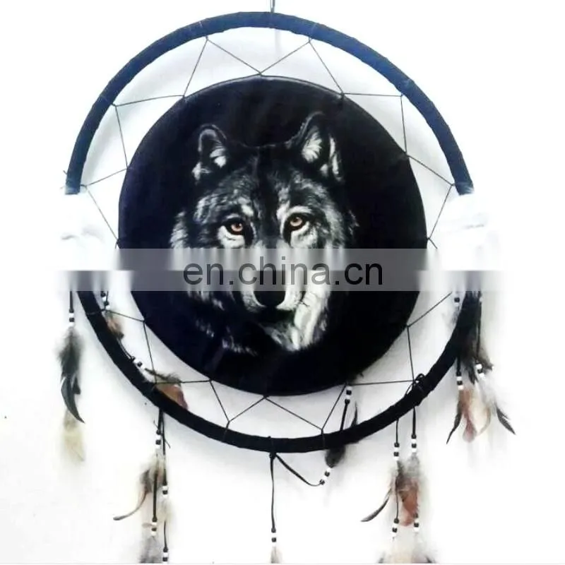 Dream Cathcer Hand Made Unique Bead Feather Wall Hanging Home