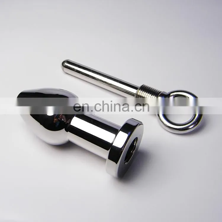 New arrival stailess steel anal plug enema, gay butt anal toys