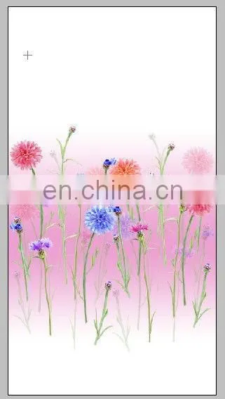C-001 digital printed curtain