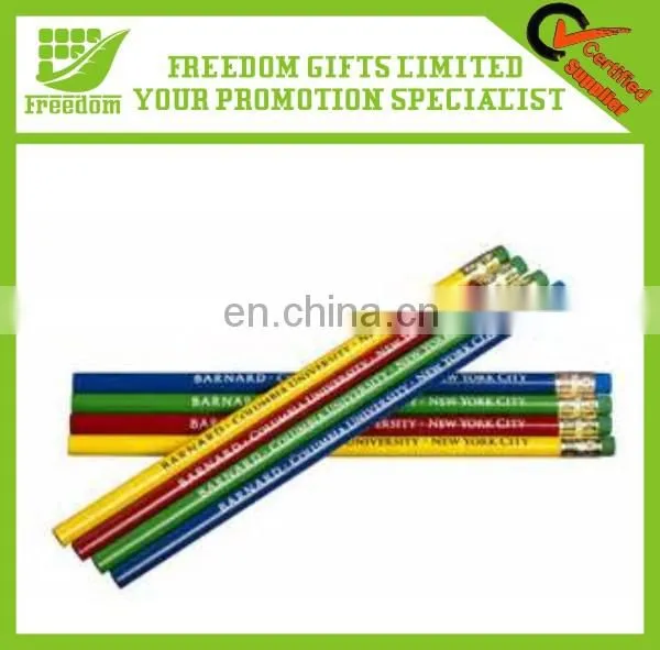 Most Popular High Quality Customized Logo Printed Wood Pencil