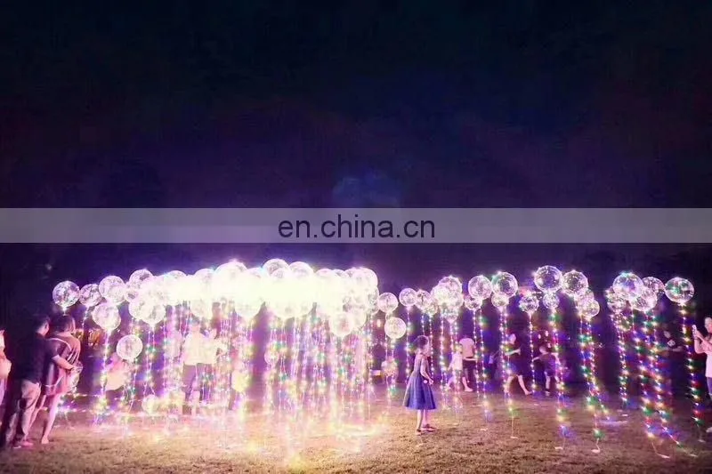 Party decoration led sparkle light inflatable balloon